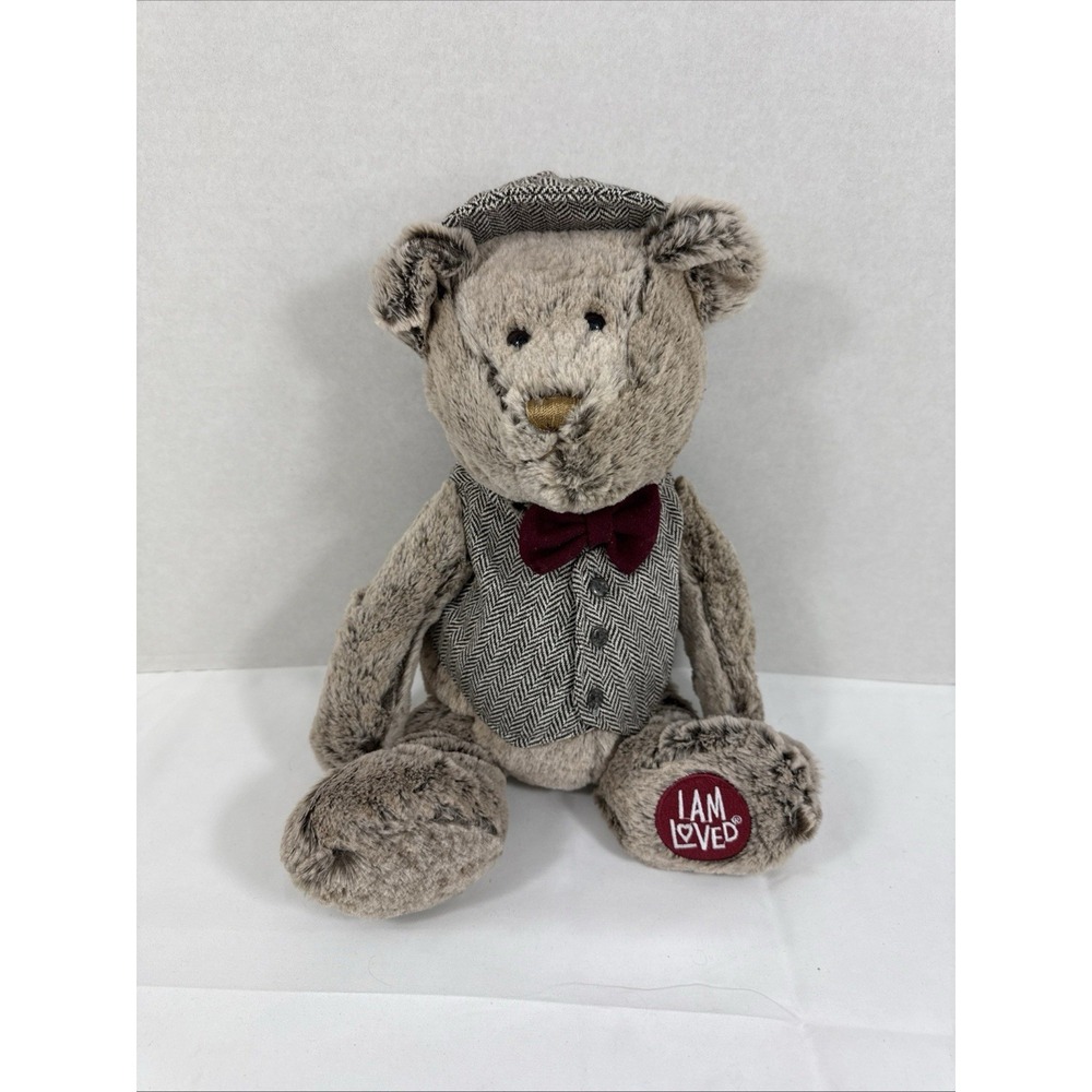 Helzberg Diamonds Make a Wish I‎ AM LOVED Teddy Bear Plush Jewelry Box Bag 2014